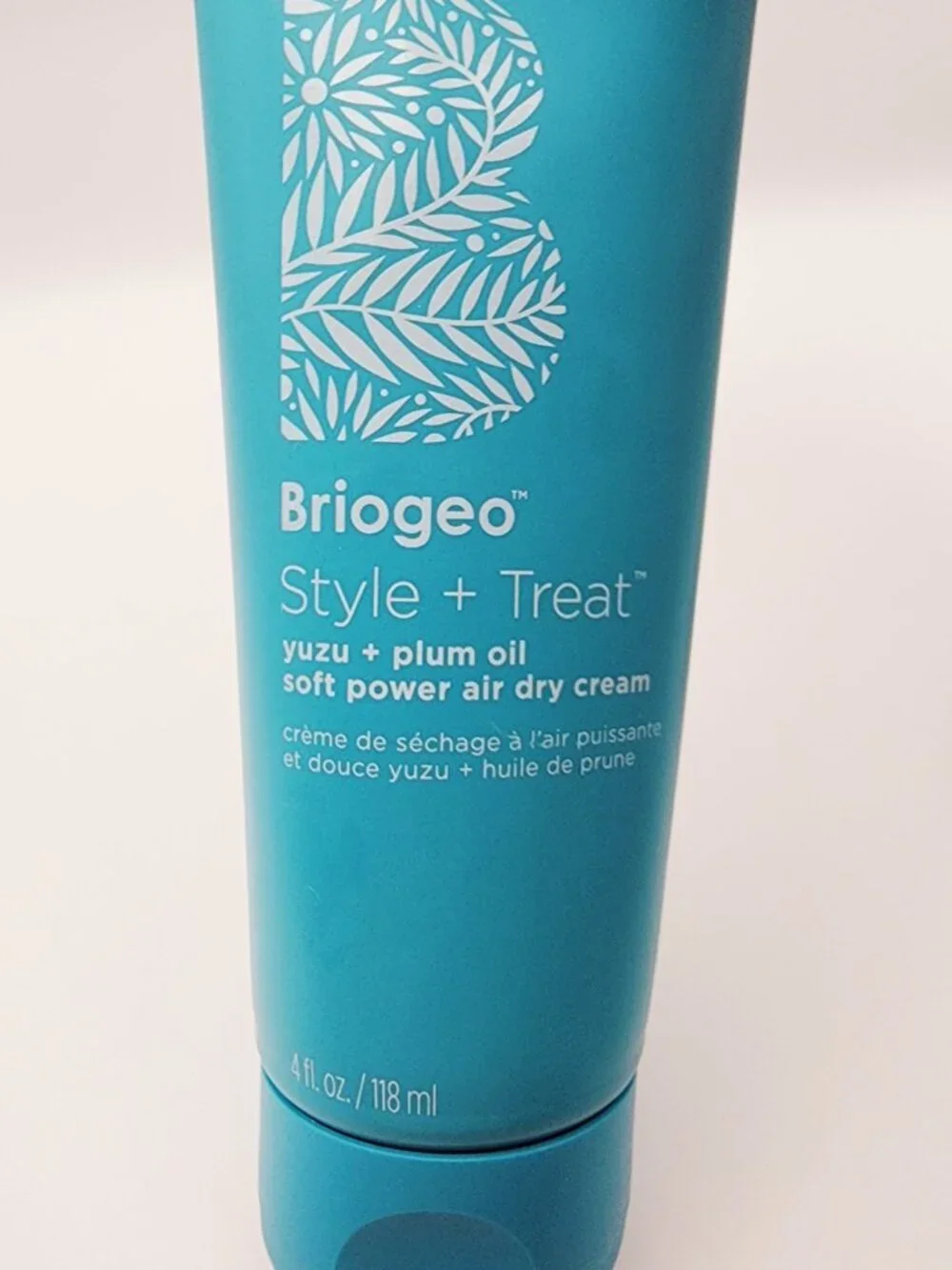 Briogeo Style Treat Yuzu Plum Oil Soft Power Air Dry Hair Cream Anti Frizz 4 oz